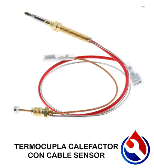 Termocupla calefactor con cable